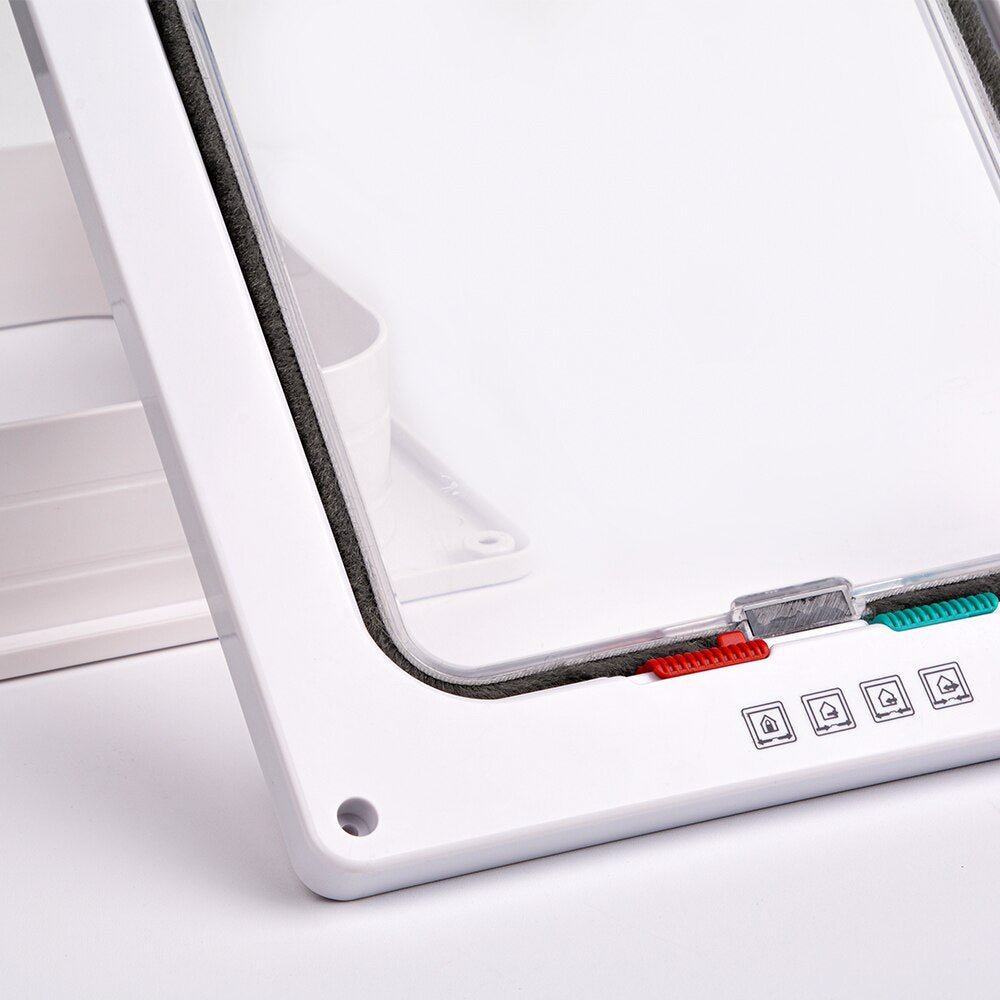 Norvo | Faltedør med 4-vejs sikkerhedslås og katteklappetur