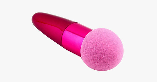 Norvo | Soppholder Rund Sminkebørste - Perfekt for Naturlig Utseende Makeup