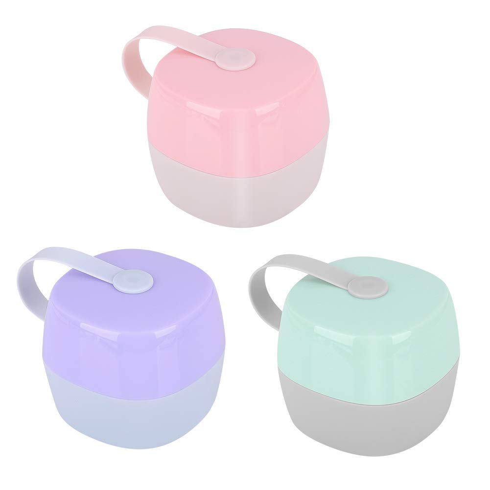 Norvo | Smokkeboks med lokk – Hygienisk oppbevaringsboks for smokker & brystvorter