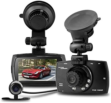 Norvo | Dual Linse Bil Dash Cam G30 2.7" LCD Full HD 1080P med G-Sensor