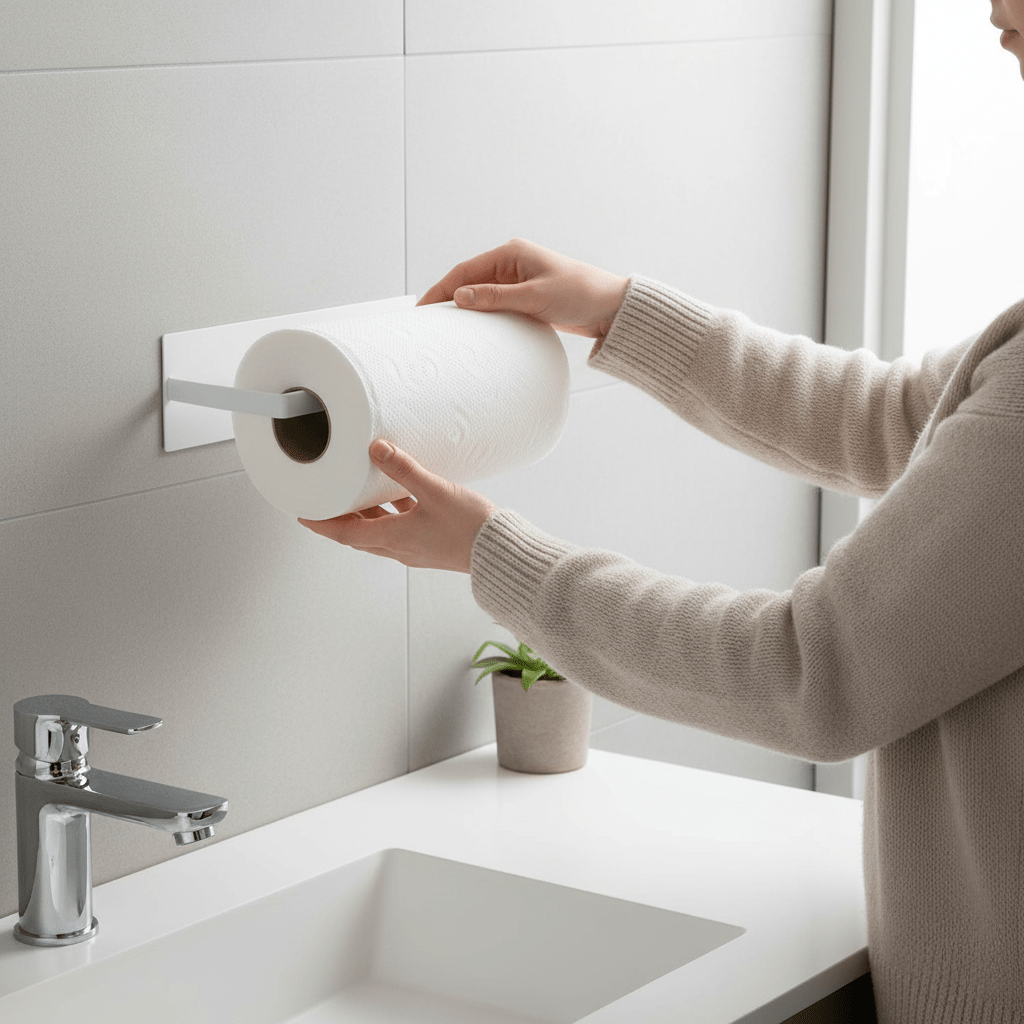 Norvo | Moderne Papirhåndkleholder, Holdbart Jern, Veggmonterbar