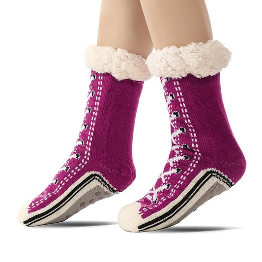 Norvo | Ultra-tykke Cashmere Slippers Sokker S