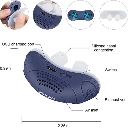 Norvo | Mikro CPAP søvnapné maskin for reise og anti-snorking – CPAP alternativ