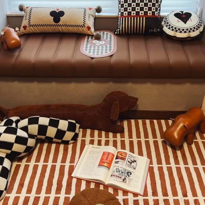 Norvo | Brun Retro Teppe