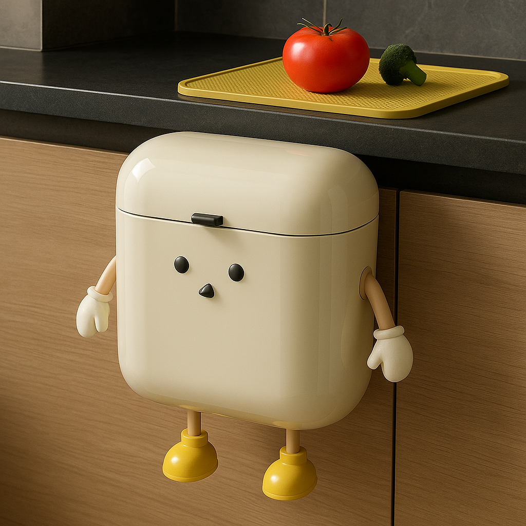 Norvo | Overrasket Ansikt Hengende Søppelbøtte