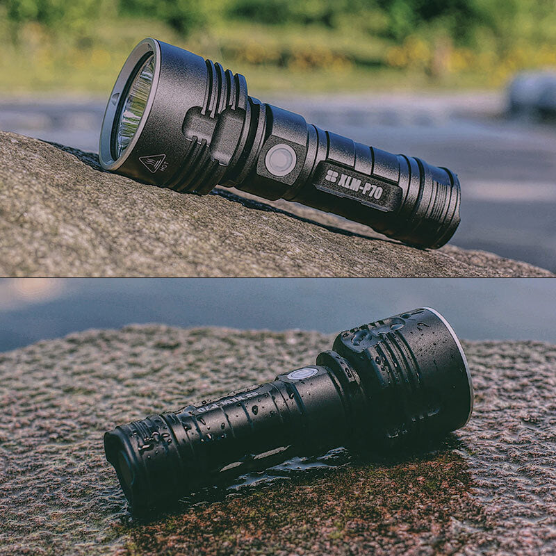 Norvo | 30000-5000 Lumen høyytelses LED vanntett lommelykt