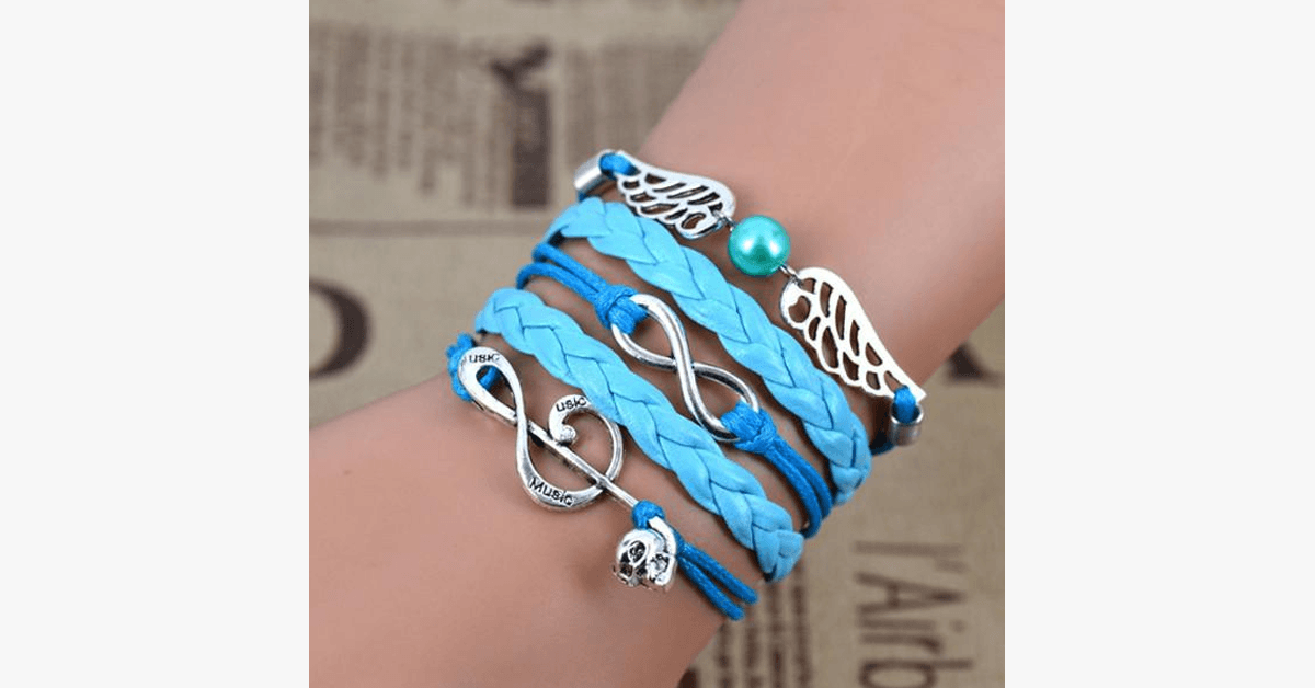 Norvo | Angel Infinity Music - Unisex Armbånd for et Fasjonabelt Utseende