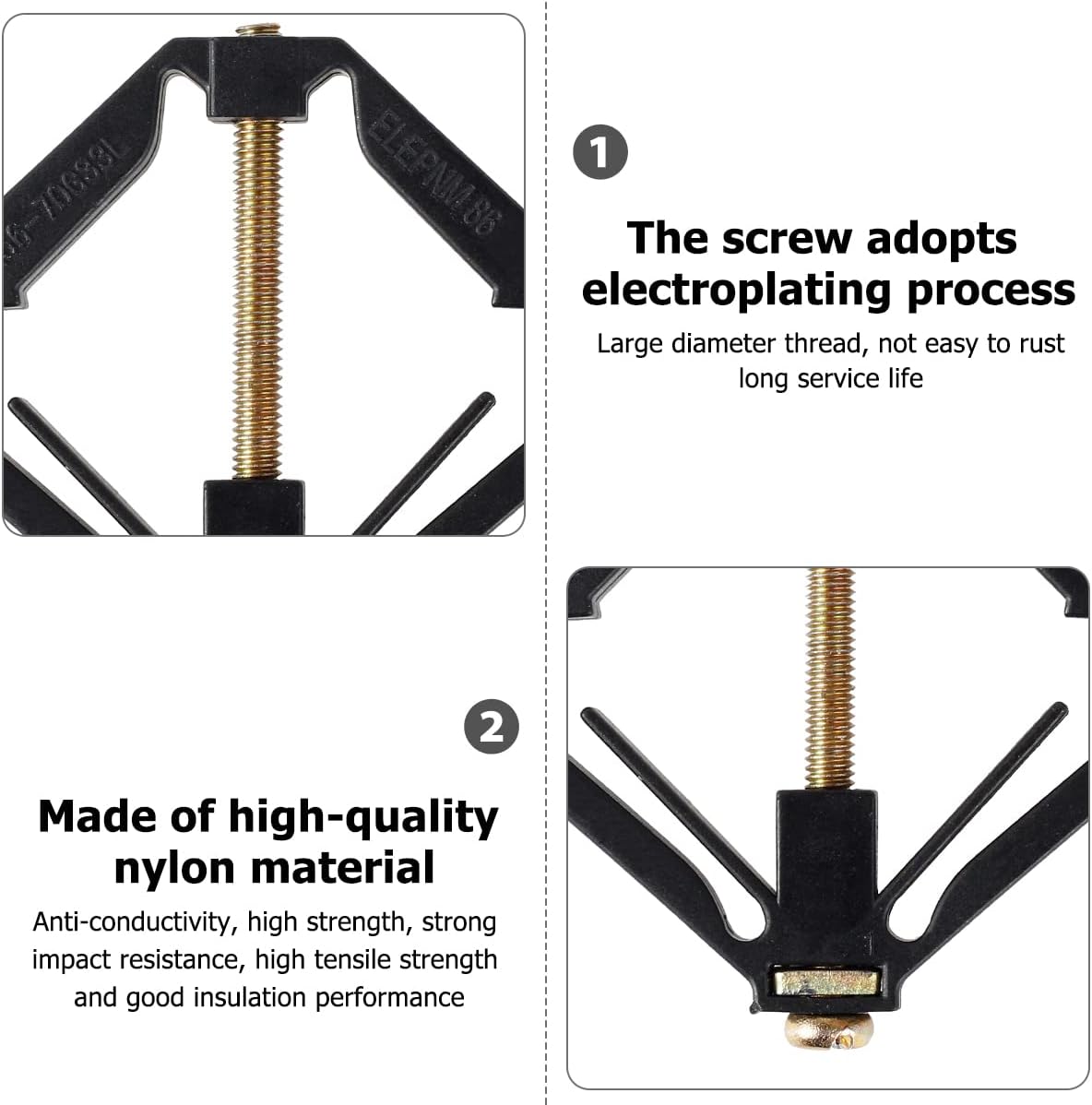 Norvo | NY OPPGRADERING - 10Pcs 86mm Bryterboks Reparasjonsverktøy