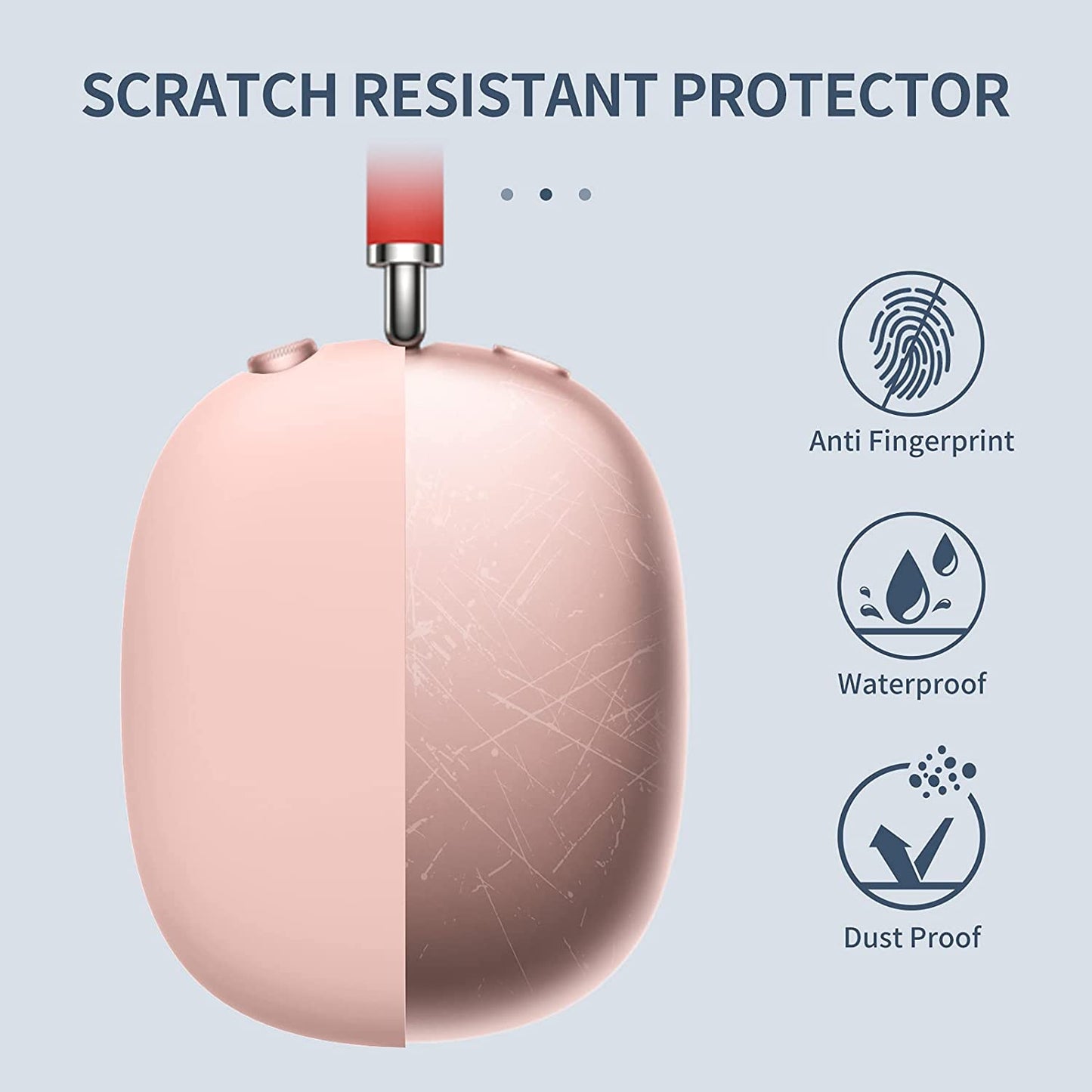 Norvo | AirPods Max Hodetelefoner, Anti-Ripe Ørekoppdeksel