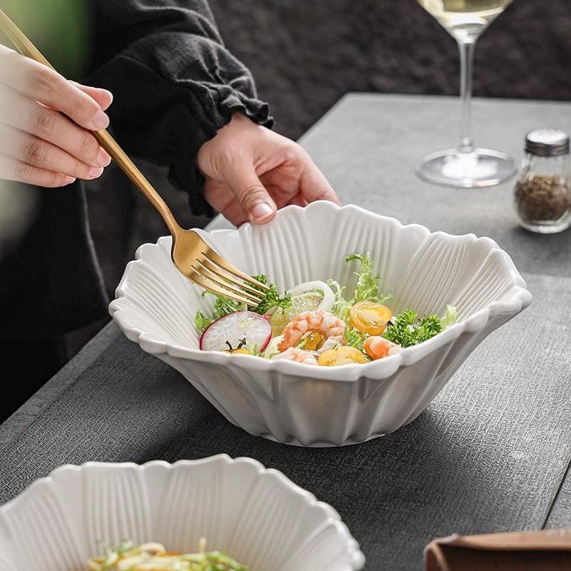 Norvo | Blomstermønster keramisk dyp bolle