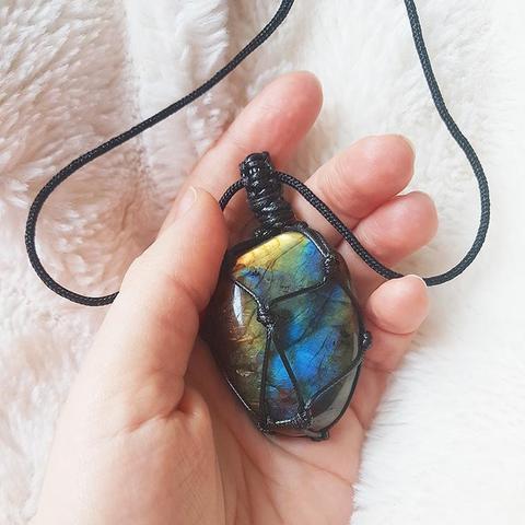 Norvo | Dragons Heart Labradorite Necklace
