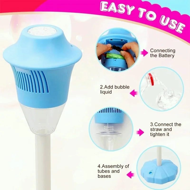 Norvo | Boblelampe med LED-lamper og musikk | Bærbar lekkasjesikker festdekor | 30×19cm