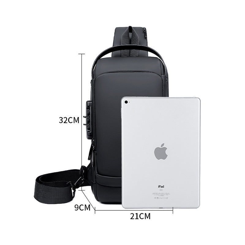 Norvo | USB-ladeport Sling Anti-Tyveri Crossbody Bag