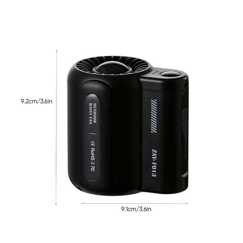 Norvo | Bærbar Midje Klype Vifte