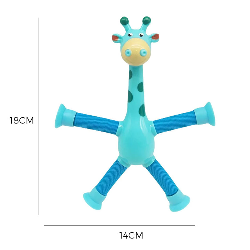 Norvo | Teleskopisk Sugekop Giraff Leketøy