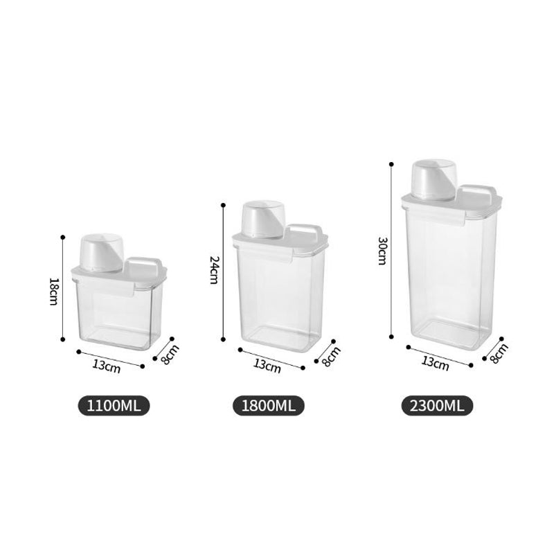 Norvo | FreshKeeper - Lufttett Matbeholder med Målebeger