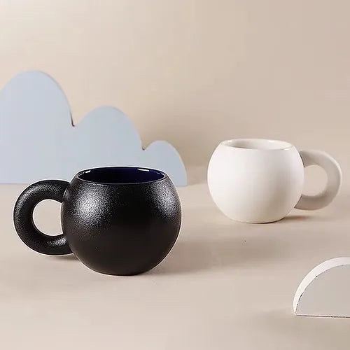 Stella Cup – Luksuriøs Geometrisk Porselenskrus Norvo