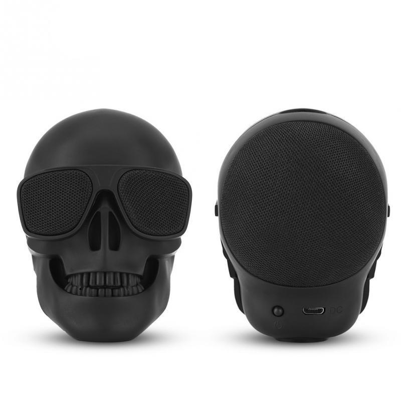 Norvo | Black Skull Høyttaler Bluetooth Stereo Høyttaler