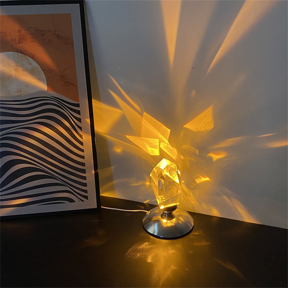 Norvo | Krystall sengebordlampe