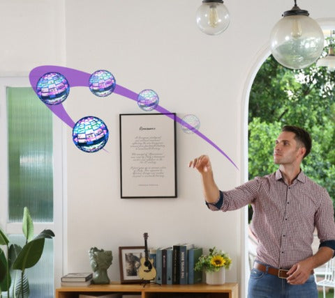 Norvo | Flying Ball | Interaktiv - LED Mini Drone med Håndbevegelse