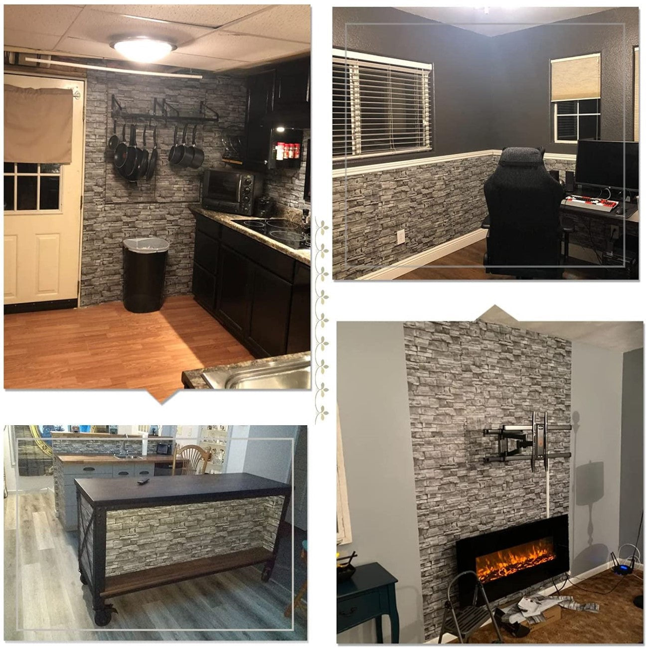 Norvo | 3D Selv-klebende Veggfliser — Forvandle rommene dine på et blunk til stilige høydepunkter som vil imponere alle!