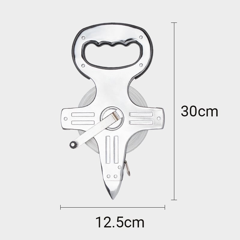 Norvo | Bærbar metrisk stålramme rullemeter