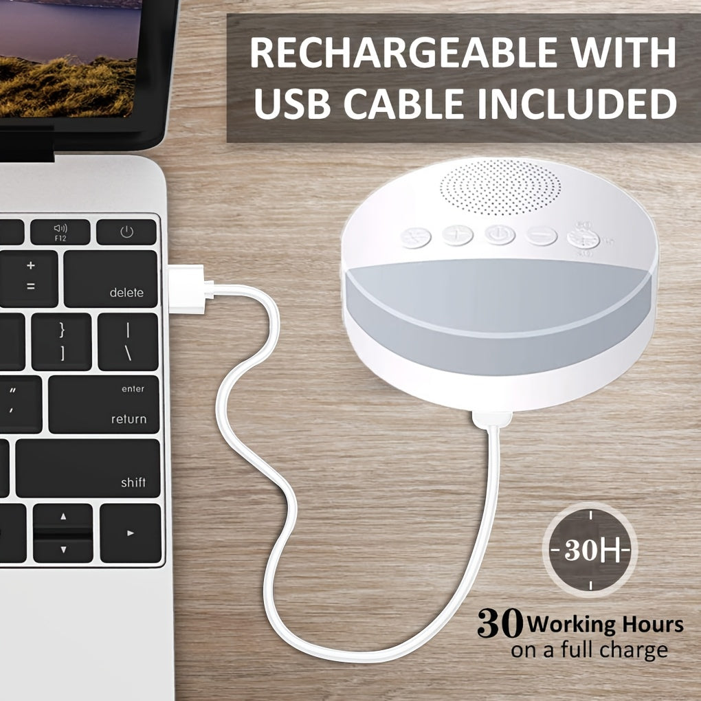 Norvo | DreamWave Hvit Lydmaskin – Beroligende Lydterapi med Timer