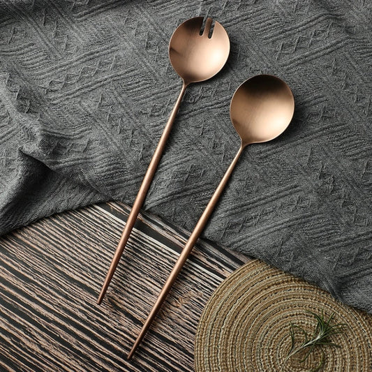 Norvo | Rose Gold Salatbestikk og Serveringsutstyr Set