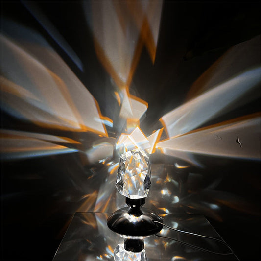 Norvo | Krystall sengebordlampe