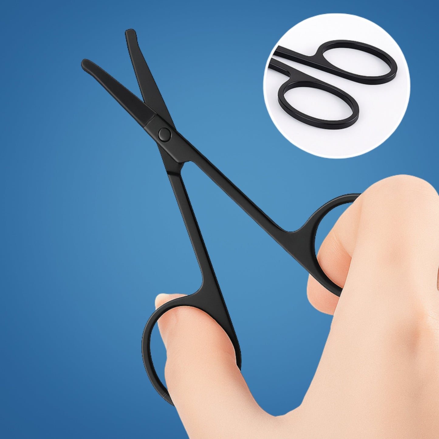 Rundt spiss sikkerhet – Rustbestandig rustfritt stål – Smertefri grooming for menn og kvinner Norvo