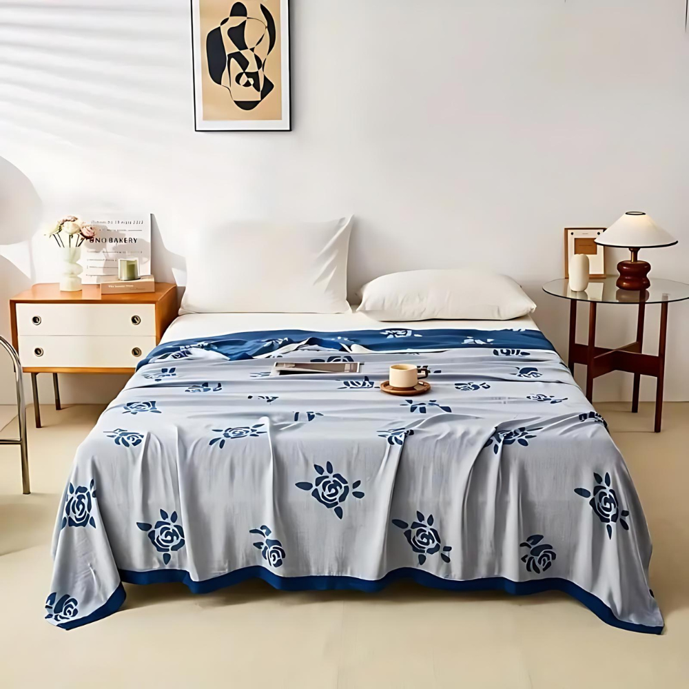 Norvo | Bambusfiber Rose Kjøleteppe