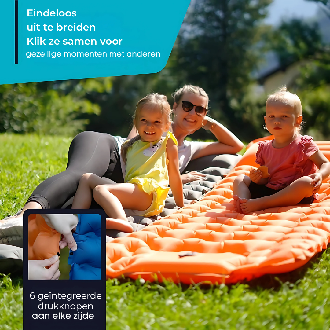 Norvo | AirLite Selvoppblåsende Liggeunderlag – Lett, Kompakt & 10 cm Tykt Komfort