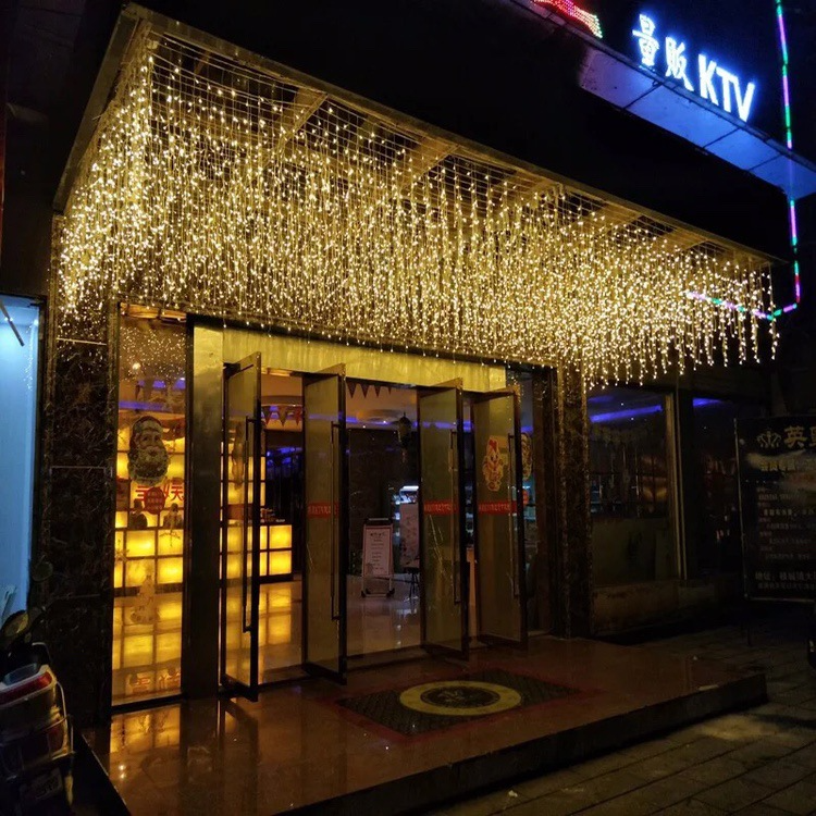 Norvo | LED Istapp Lysgardin – Stjernehimmel Lyslenke for Utendørs & Vindu