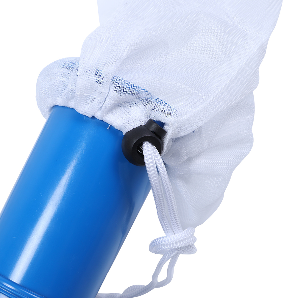 Norvo | Rengjøringssett for svømmebasseng med teleskopstang – nettfilter og tilbehør for bassengpleie