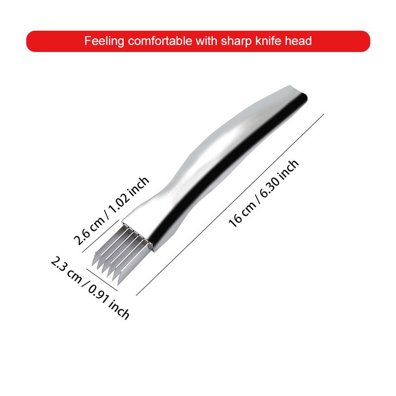 Norvo | Rustfritt Stål Hakke Kniv for Grønn Løk