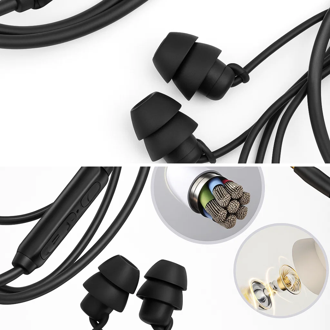 Støydempende – Ergonomisk Silikon – For Sidesovere – Blokkerer Snorking & Trafikk – Komfort Hele Natten Norvo