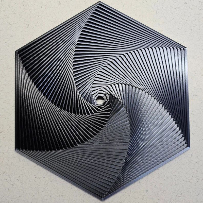 Norvo | 3D-trykt Fractal Fidget Hexagon