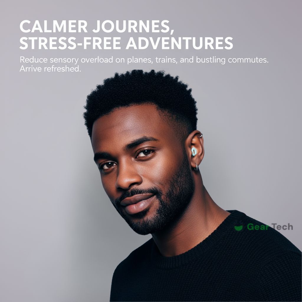 Norvo | AuraCalm™ Harmony | Gjenbrukbare støyreduserende ørepropper for søvn, fokus og støyfølsomhet