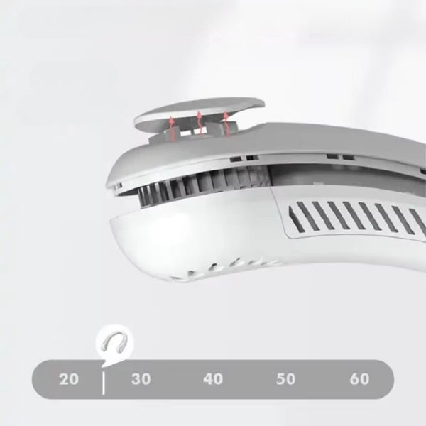 Norvo | Bærbar Nakkevifte - Håndfri Kjølevifte for Personlig Komfort