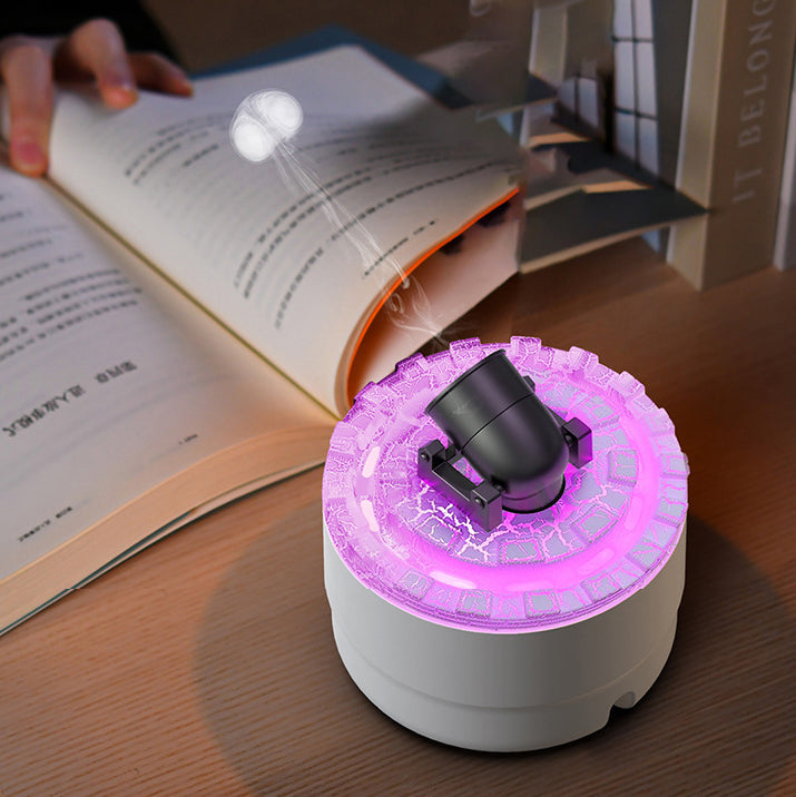 Norvo | Cannon Luftfukter Aroma Diffuser Vannmist Nattlys Lava Perfekt Gave