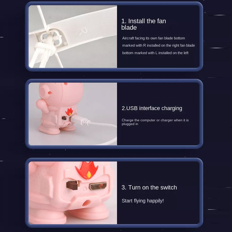 Norvo | Berøringsfølsom Gyroskop Astronautleketøy