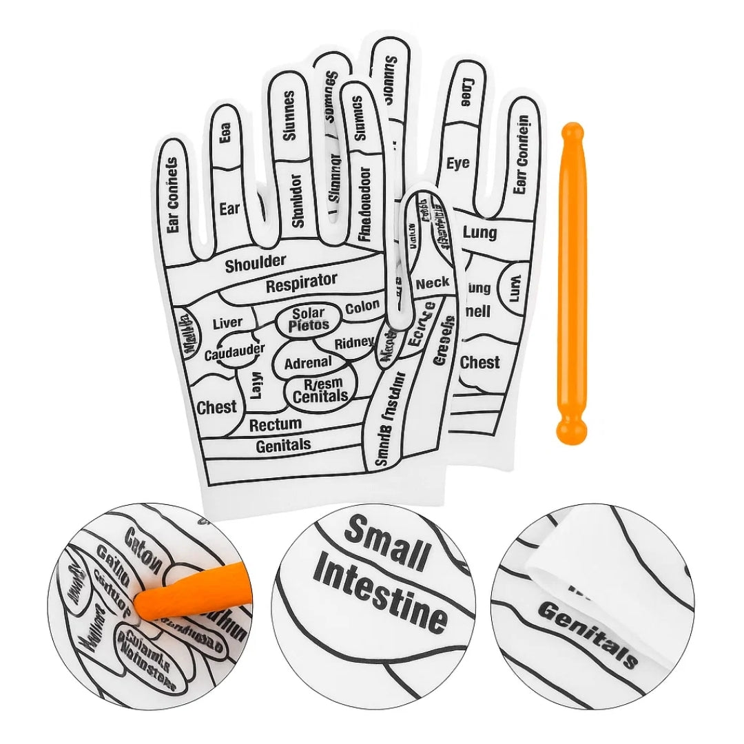 Håndsmerter LIndring – Øk Sirkulasjonen – Elastisk Non-Slip Passform – Akupressur Massasje Terapi for Ømme Hender hjemme Norvo