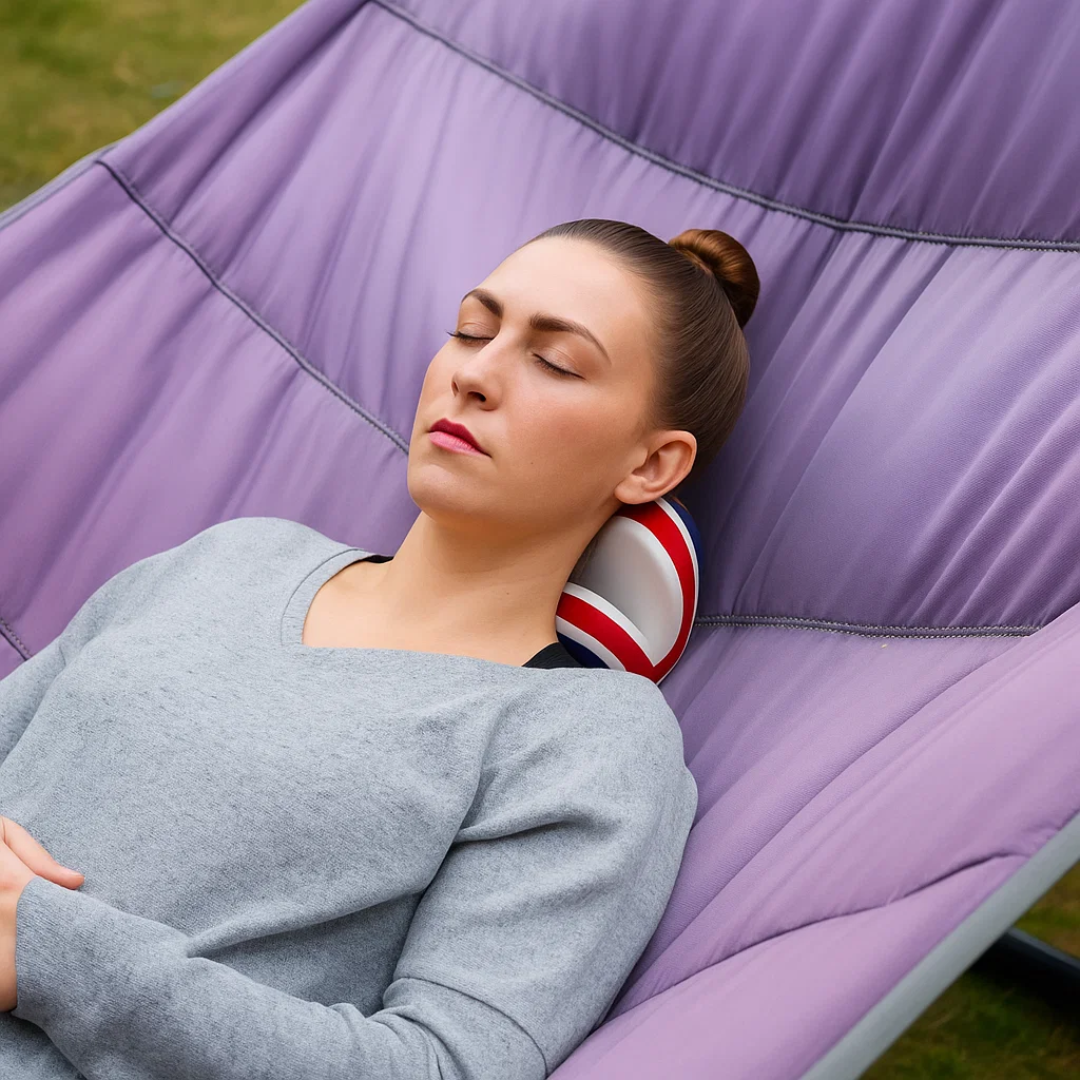 Umiddelbar Nakke- og Skulderlindring – Kompakt Lettvekt Anti-Sklisikker Design – Kontorarbeidere Reisende Norvo