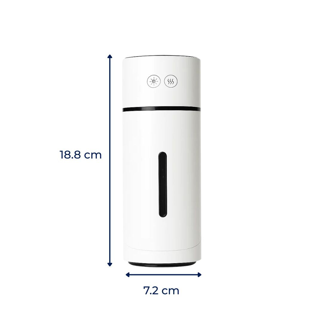 Ultra Stille – 90° Tilt Rotasjon – Lindre Tørr Luft & Forbedre Søvn i Soverommet eller Kontoret Norvo