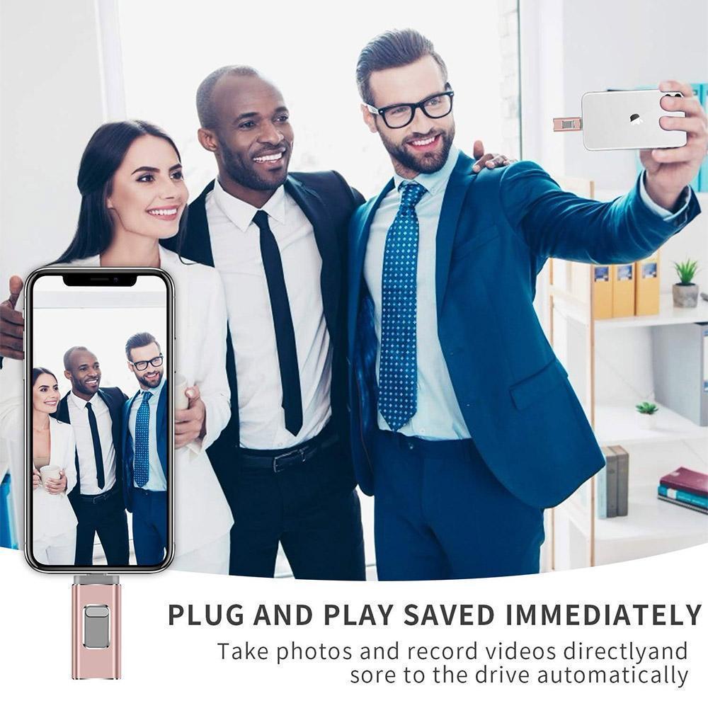 Norvo | Bærbar USB-minnepinne for iPhone, iPad og Android