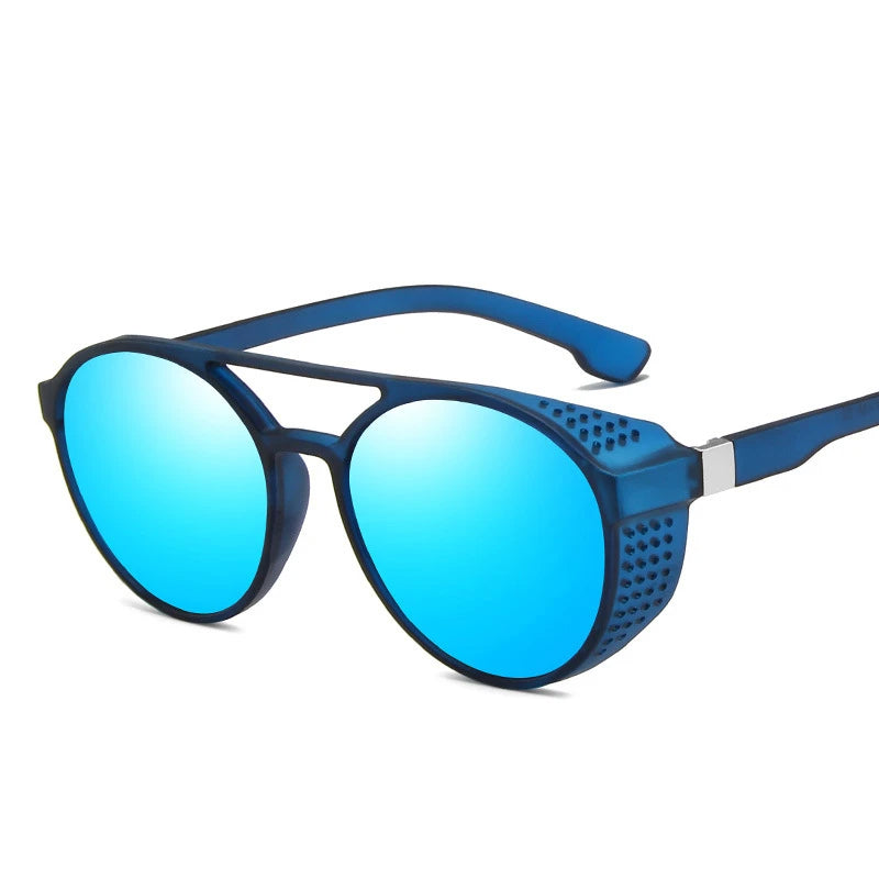 Falko Shades - Retro Rund Solbrille for Stilig Beskyttelse
