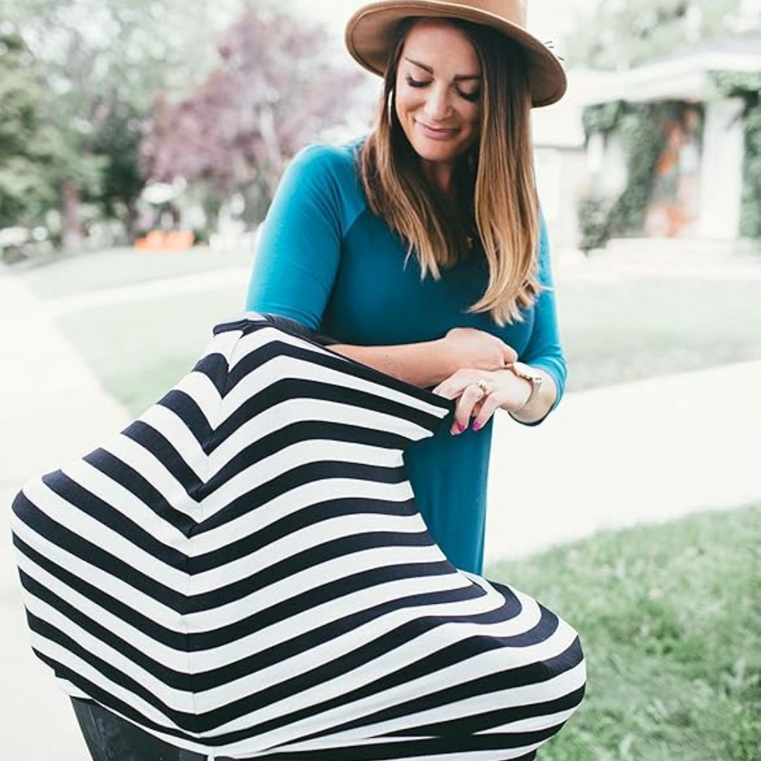 Norvo | Multifunksjonelt Ammehåndkle & Barnevogntrekk – Personvern for Mammaer og Babyer