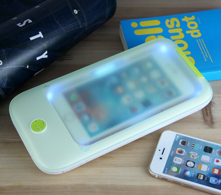 Norvo | Bærbar Multifunksjonell UV Mobiltelefon Sterilisator, med UV/Ozon Dobbel Sterilisering, for Øredobber, Hodetelefoner, Masker, Klokker og Mer