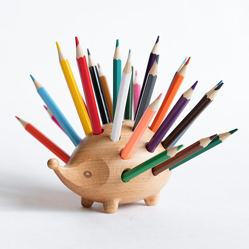 Norvo | Wood Creative Liten Piggsvin Blyant Holder, God Gave til Din Familie eller venner