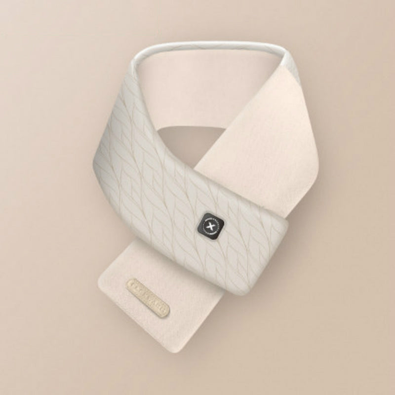 Norvo | Multifunksjonell USB-oppladbar vaskbar selvoppvarmende skjerf med 3 varmejusteringer, innebygd powerbank og temperatursensor